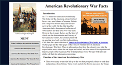 Desktop Screenshot of american-revolutionary-war-facts.com